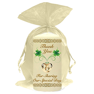 Personalised Thank you Wedding Favour - Blind Love Silver