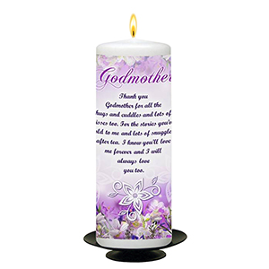 Personalised Family Candle Gift - Auntie & Butterflies