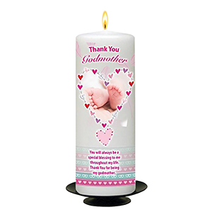 Personalised Godfather Mug Gift - Forget Me Knots Blue with Photo