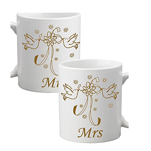 Personalised Mug Gift - Good Morning Handsome & Good Morning Beautiful (set of two)