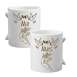 Personalised Mug Gift - Good Morning Handsome & Good Morning Beautiful (set of two)