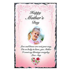 Personalised Mothers Day Slate Gift - Fun Photo