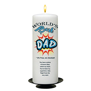 Personalised Fathers Day Gift Candle - Fun with Photo