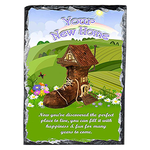 Personalised Slate Gift - An Irish Blessing Forrest Walk