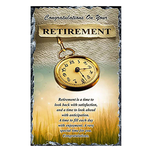 Personalsied Retirement Slate Gift - Deck Chairs with Photo