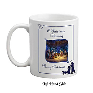 Personalsied Christmas Slate Gift - Gods Infinite Love