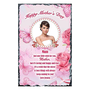 Personalised Mothers Day Slate Gift - Fun Photo
