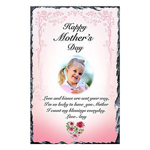 Personalised Mothers Day Slate Gift - Fun Photo