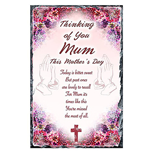 Personalised Mothers Day - Blue Valley of Water with Photo