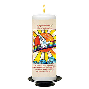 Personalised Confirmation Candle - Confirmation & Photo Boy