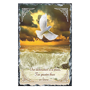 Personalised Remembrance Candle - Boat Sunset with Photo