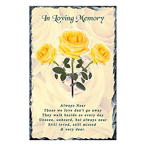 Personalised Remembrance Candle - Getting Tired River Over Rocks