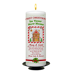 Personalised Christmas Candle Gift - Bear in Box