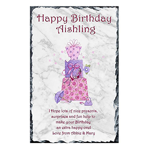 Personalised Birthday Candle - Red Newpaper with photo