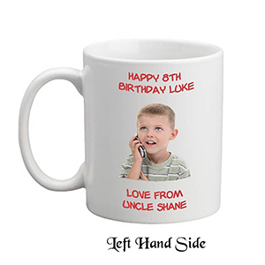 Personalised Birthday Mug Gift - Age 1 - Birthday Party with Photo