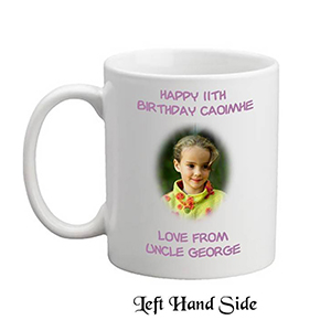 Personalised Birthday Mug Gift - Age 1 - Birthday Party with Photo