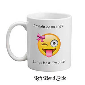 Personalised Mug Gift - Daisy Shades Emoji Mug