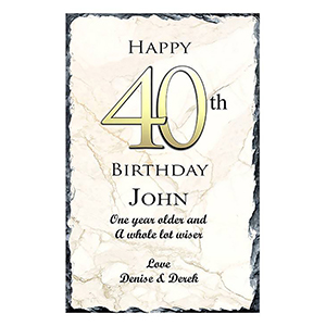 Personalised Birthday Candle - Red Newpaper with photo
