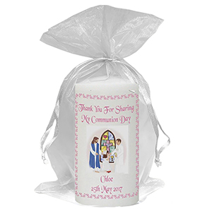 Personalised 1st Holy Communion Favour - Boy Gold Frame with Photo