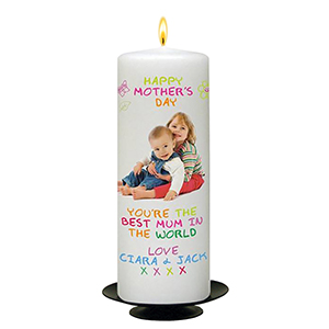 Personalised Mothers Day Candle Gift - Fun Photo