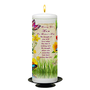 Personalised Mothers Day - Blue Valley of Water with Photo