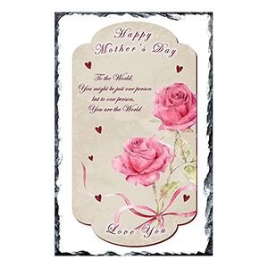 Personalised Mothers Day Slate Gift - Fun Photo