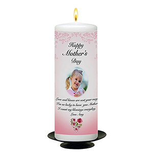 Personalised Mothers Day Candle Gift - Fun Photo