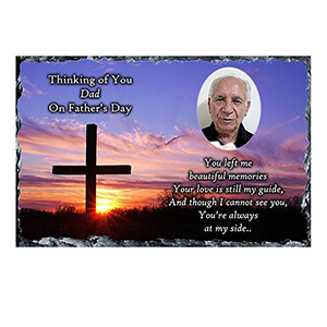 Personalised Remembrance Candle - Boat Sunset with Photo