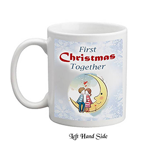 Personalsied Christmas Candle - Our First Christmas - Mr & Mrs Photo Christmas