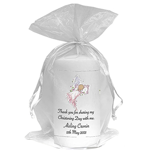 Thank you Christening Favour - Photo Blue