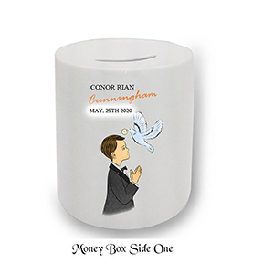 Personalised Money Box Gift - Boy Chalice