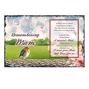 Personalised Mothers Day - Blue Valley of Water with Photo