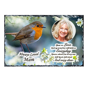 Personalised Mothers Day - Blue Valley of Water with Photo