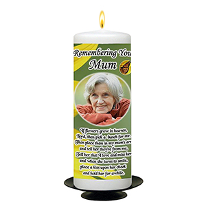 Personalised Mothers Day - Blue Valley of Water with Photo
