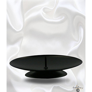 Candle Stand - Set Black includes: 1 Saucer & 2 Tulip Stands