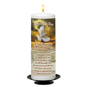 Personalised Remembrance Candle - Boat Sunset with Photo