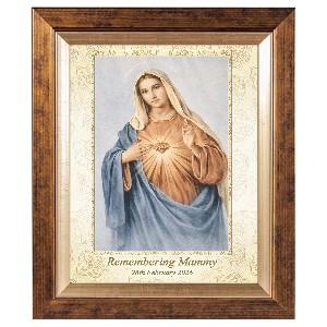 Personalsied Remembrance Slate - Butterfly & Sunflower