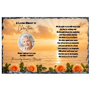 Personalised Remembrance Candle - Butterfly & Sunflowers