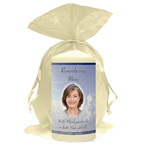Personalised Remembrance Favour Candle - Tuilip