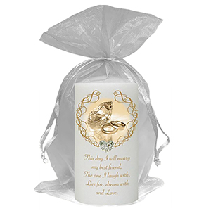 Personalised Thank you Wedding Favour - Hand To Hand Silver