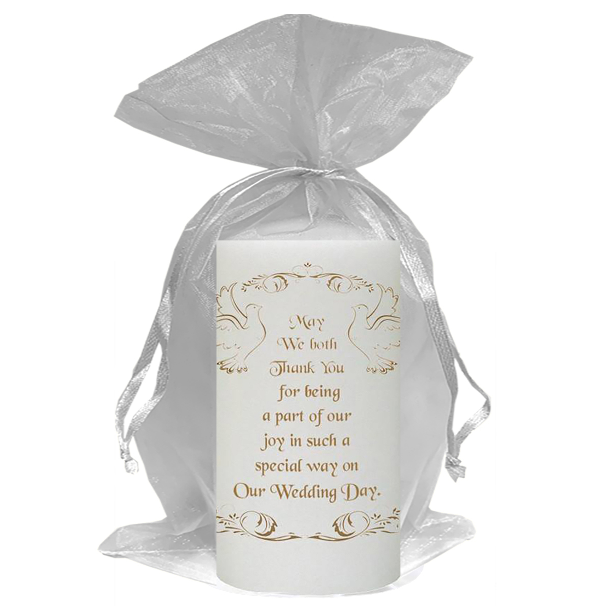 Personalised Wedding Candles - Wedding Wish