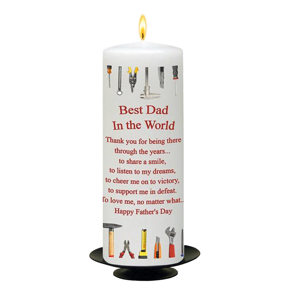 Personalised Fathers Day Gift Candle - Best Dad