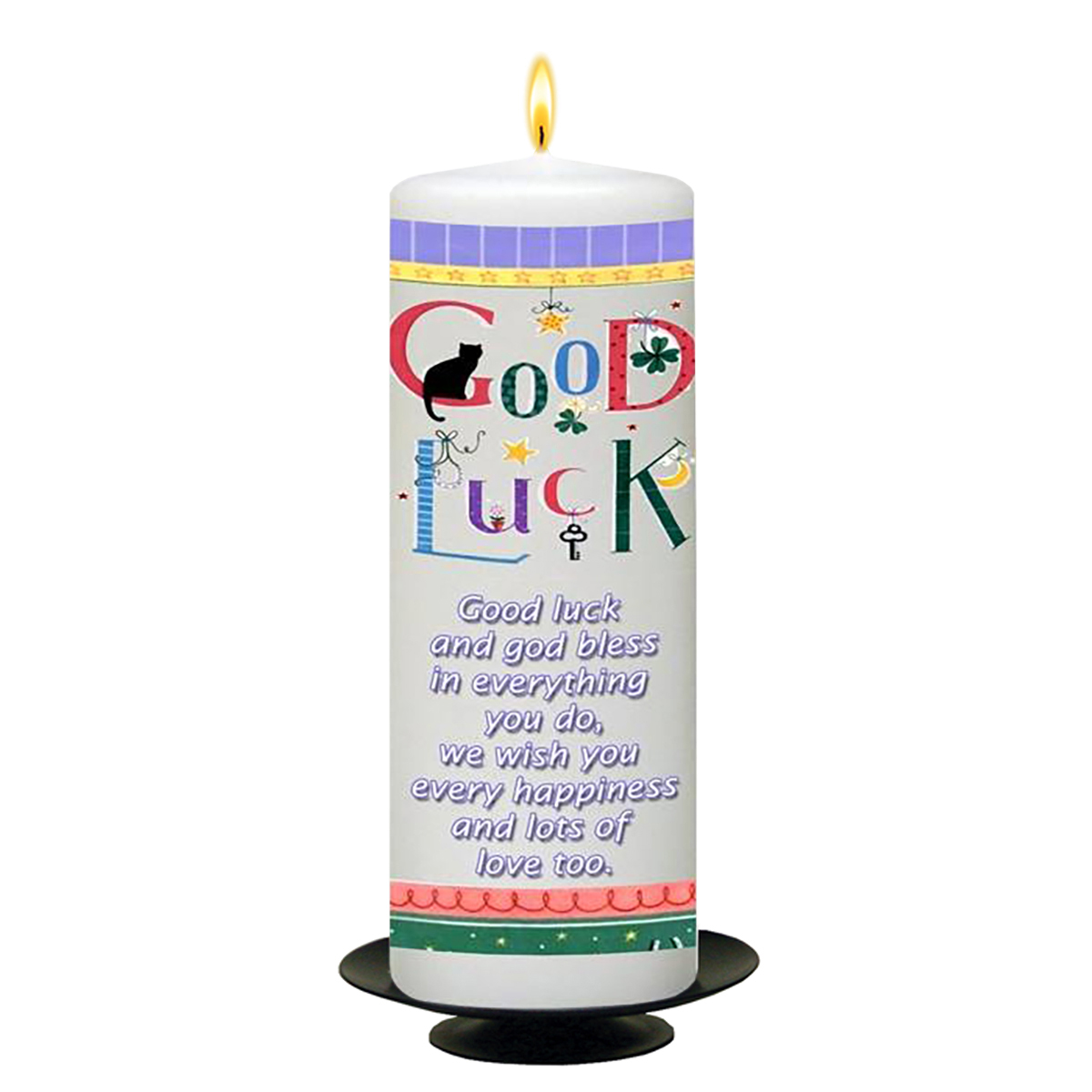 Personalised Exam Good Luck Candle Gift - Good Luck Charms