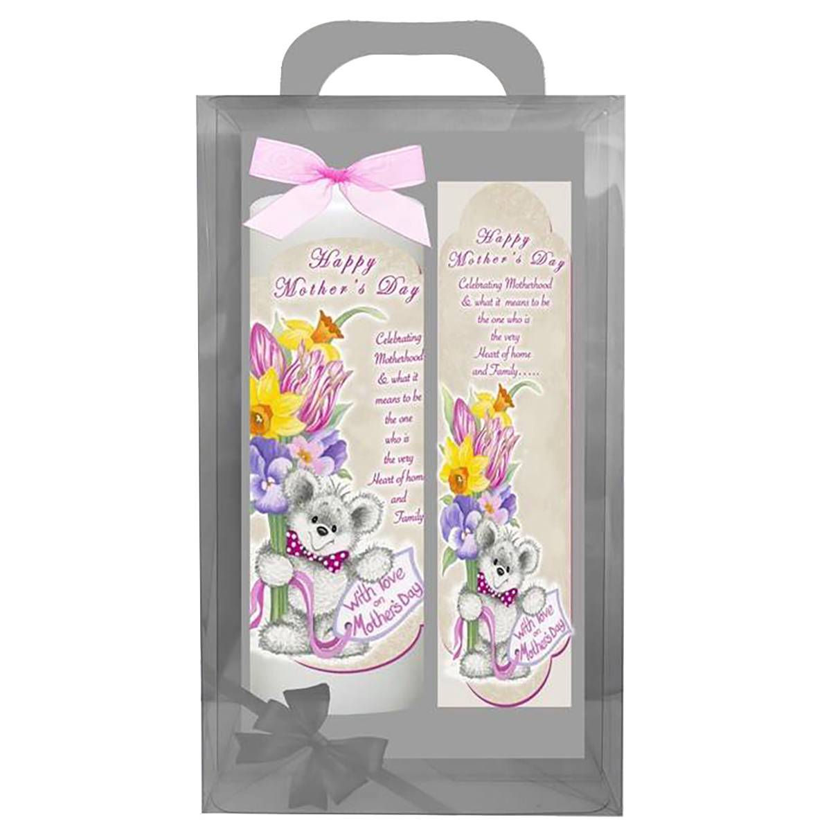 Personalised Mothers Day Candle Gift - Daffodil
