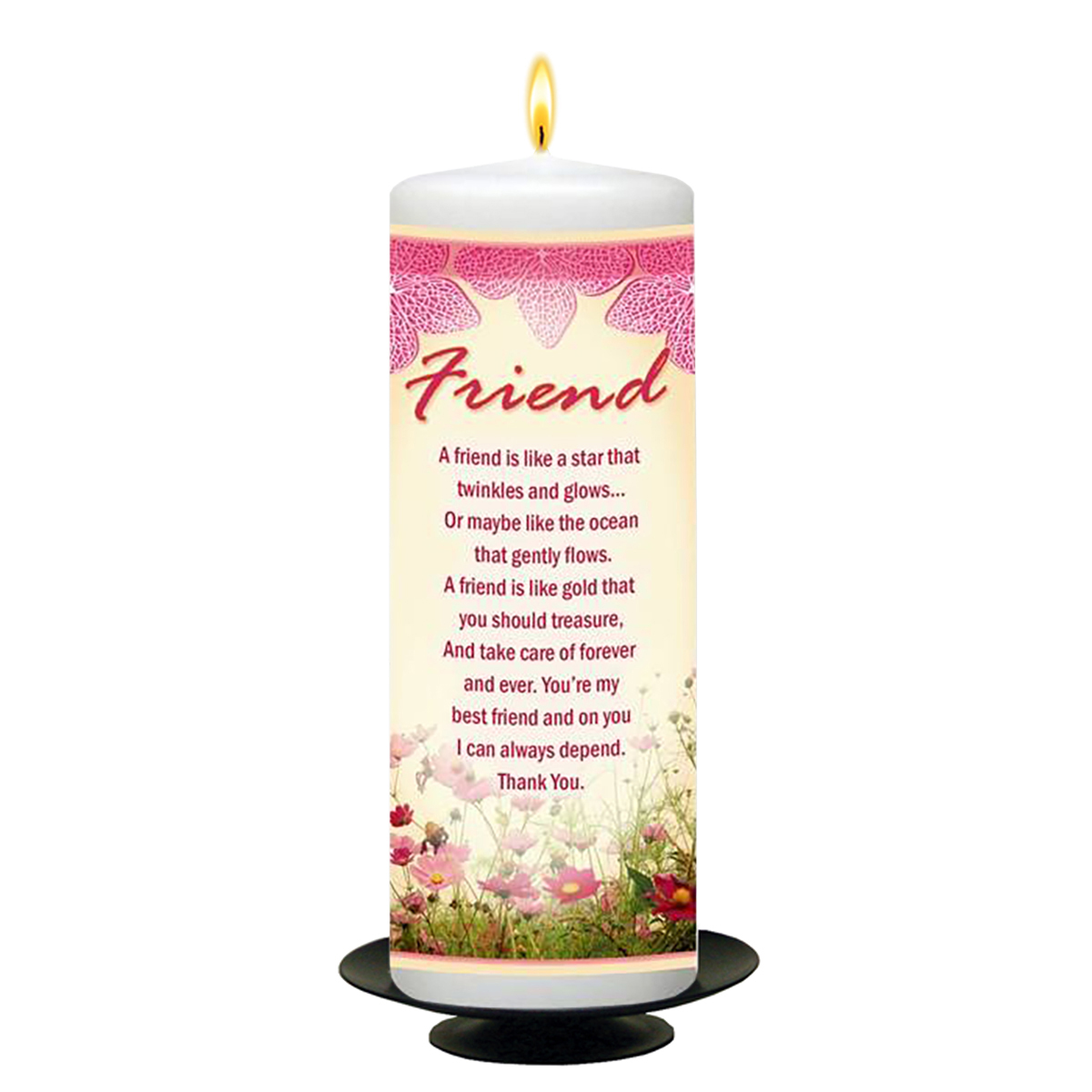 Personalised Friend Candle Gift - Friend Range - Friend