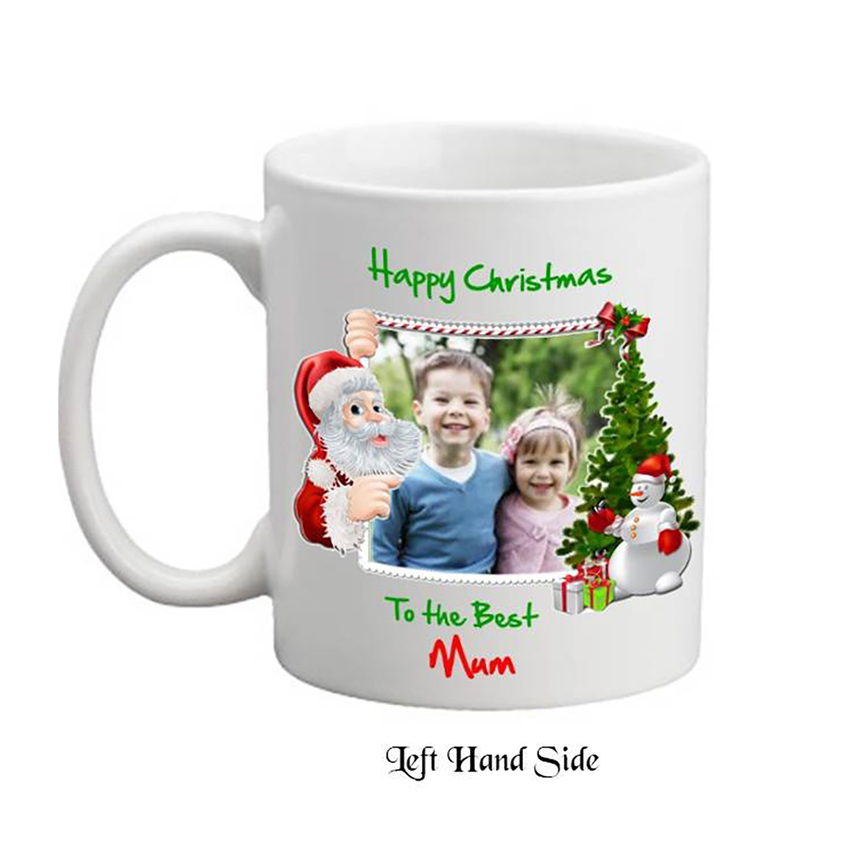 Personalised Chritsmas Mug Gift - Mum & Santa