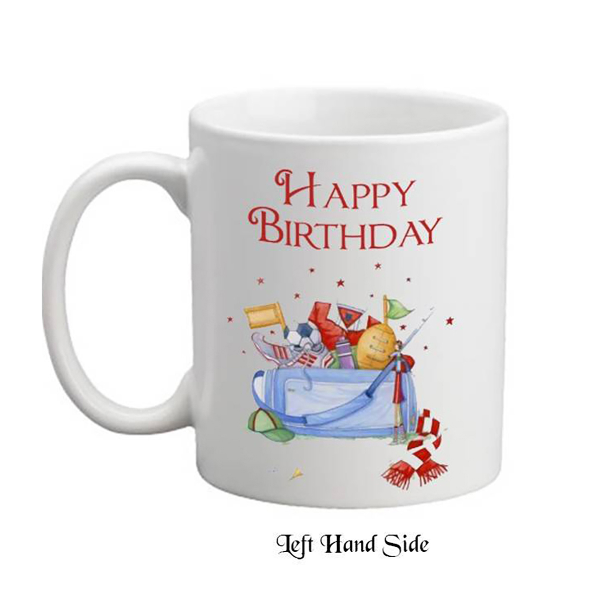 Personalised Birthday Mug Gift - Sports Bag