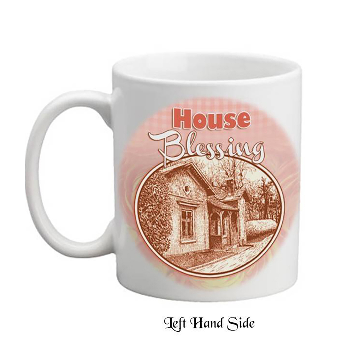 Personalised Mug Gift - House Blessing House Sketch