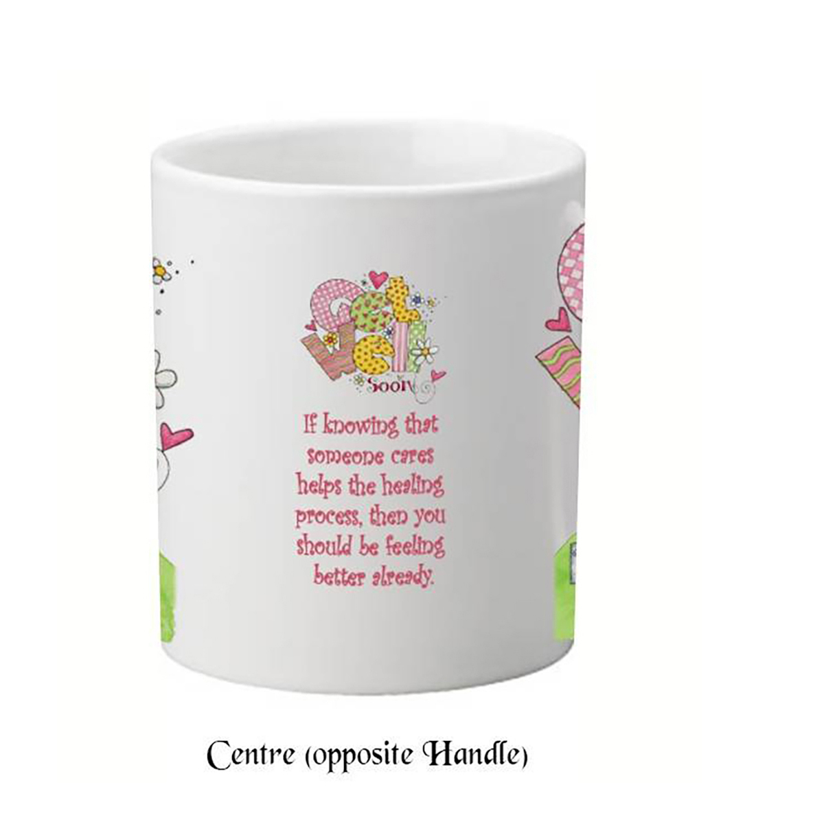 Personalised Get Well Soon Mug Gift - Road to Recovery