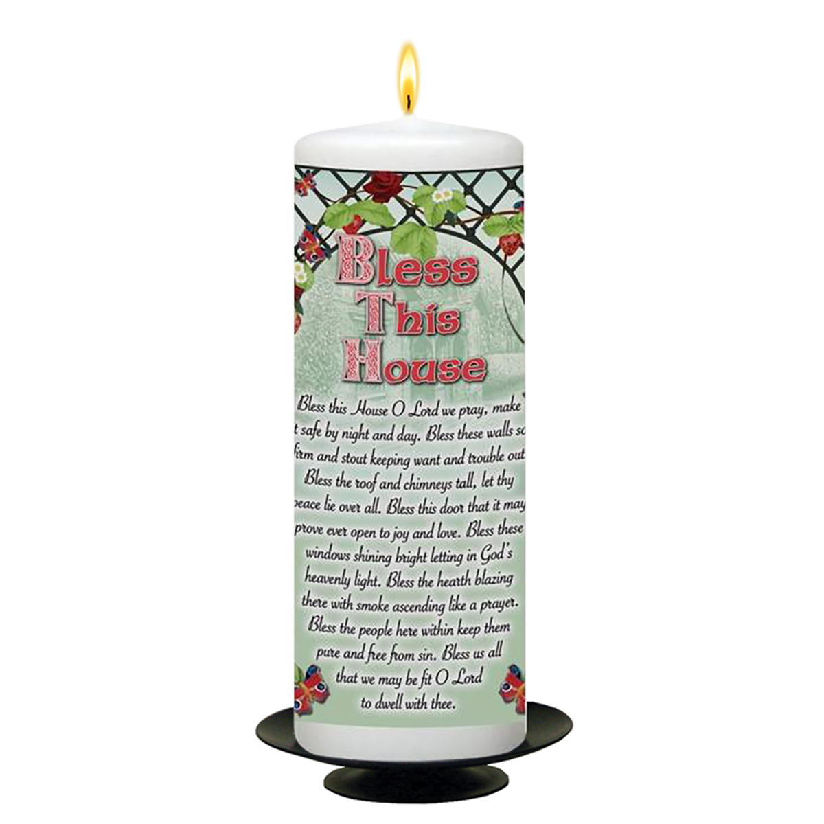 Personalised New Home Candle Gift - Bless This House